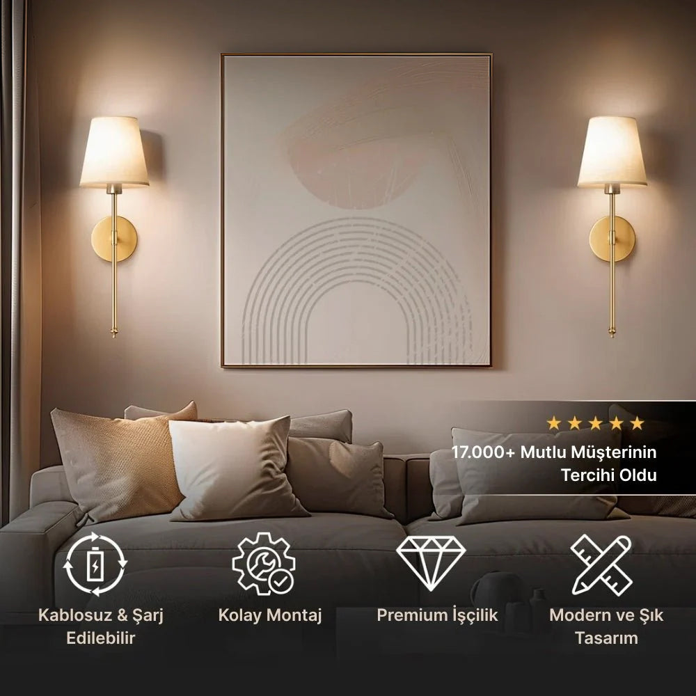 abajura™ Kablosuz Duvar Apliği